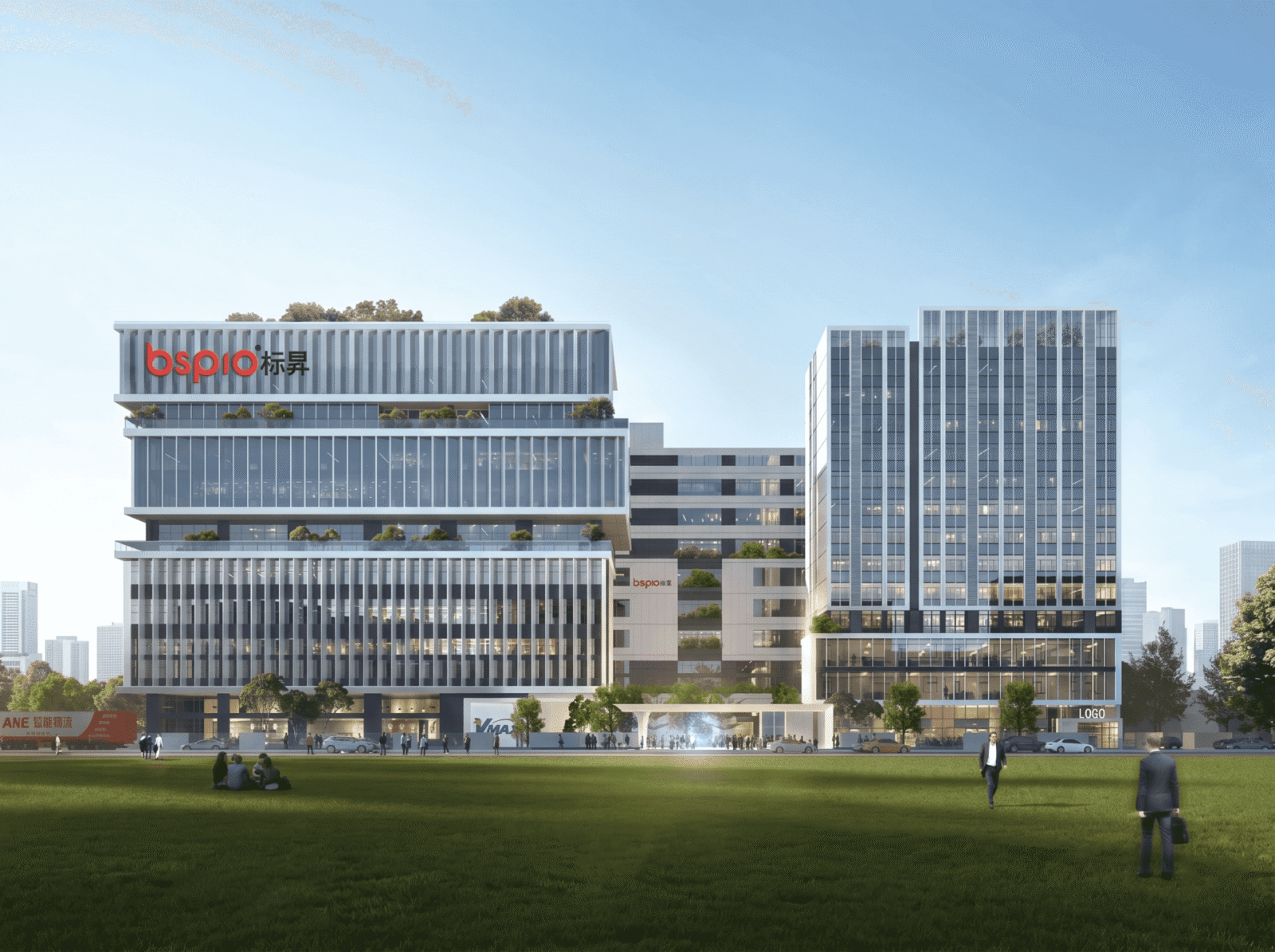BSPRO's integrated manufacturing base, combining our corporate headquarters, advanced factory, and upstream/downstream supply chain for solar lighting.